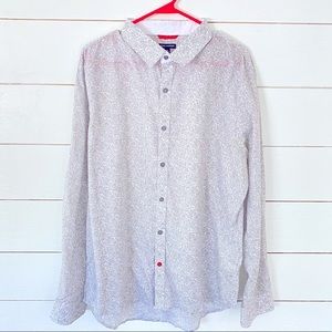 Sons of Intrigue Floral Button Down | Gray | XL